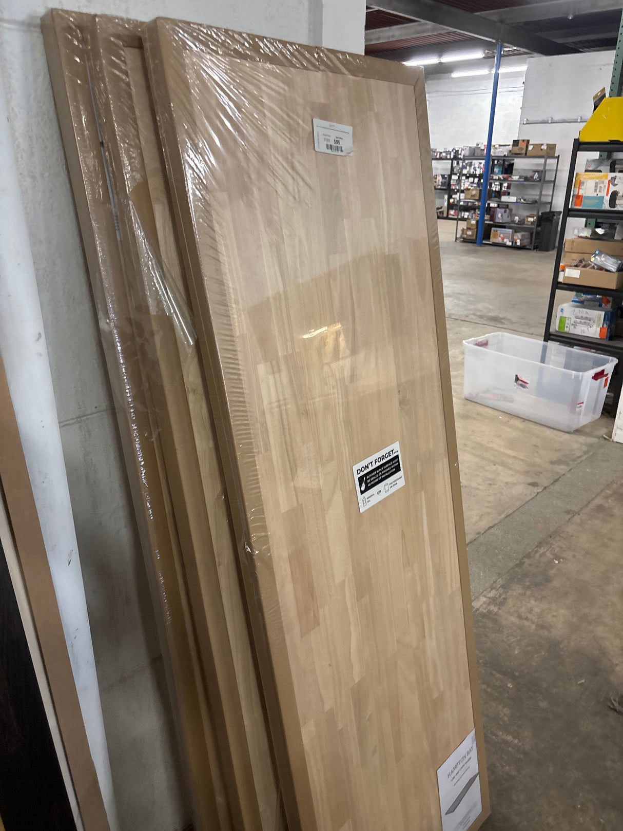 6 ft. L x 25 in. D Unfinished Hevea Solid Wood Butcher Block Countertop With Square Edge