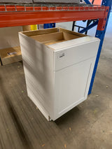 Cambridge Shaker Assembled 21 in. x 34.5 in. x 24 in. Base Cabinet w/ 1 Soft Close Drawer & 1 Soft Close Door in White