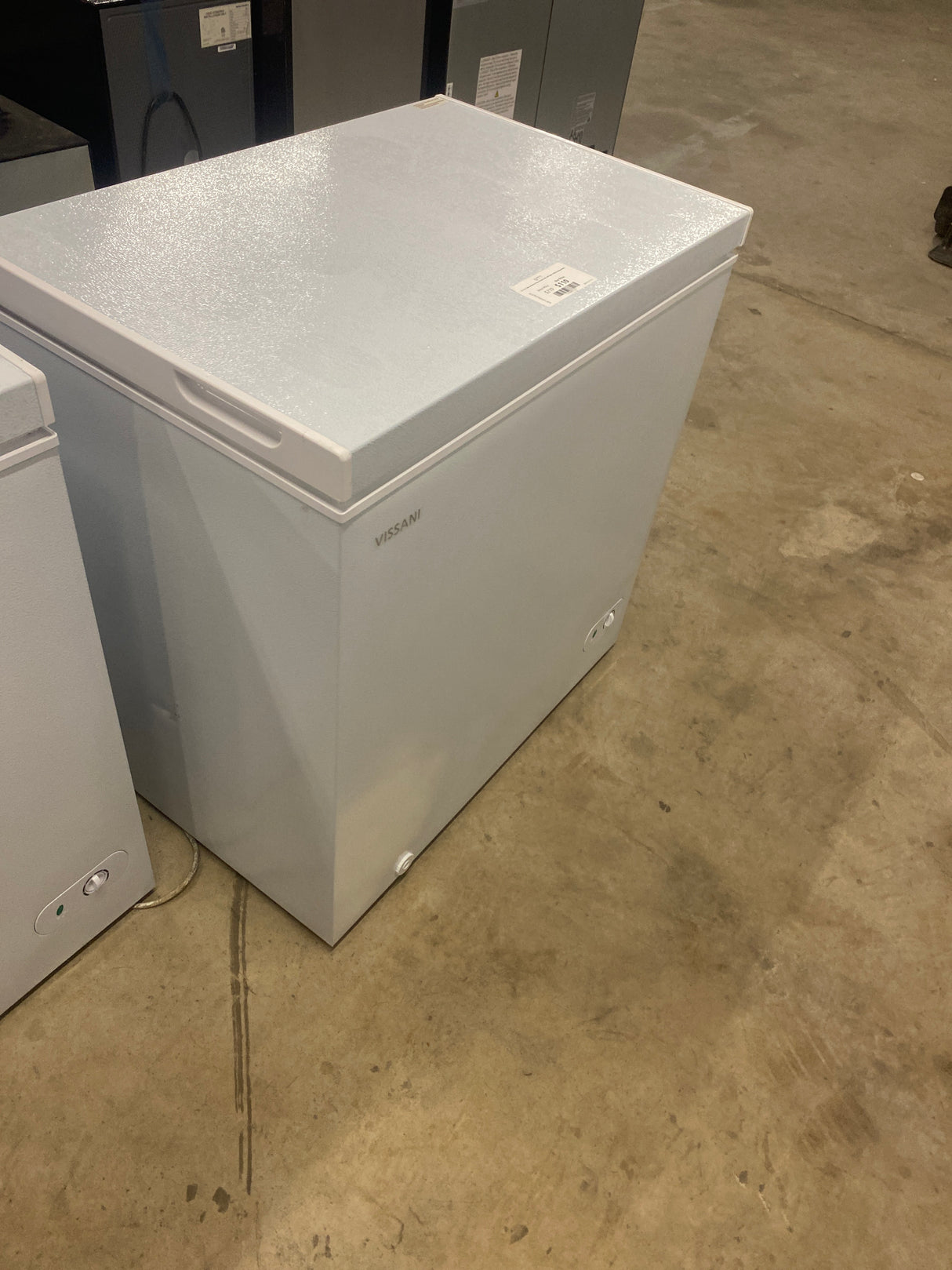7.0 cu. ft. Manual Defrost Chest Freezer with LED Light in White Garage Ready