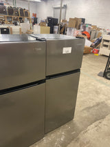 4.5 cu. ft. 2-Door Mini Refrigerator in Platinum Steel with Freezer