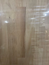 6 ft. L x 25 in. D Unfinished Hevea Solid Wood Butcher Block Countertop with Standard Edge