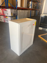 Westfield Feather White Assembled Wall Cabinet 24 in. W x 12 D x 30 in. H