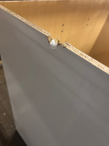 Shaker Satin White Stock Assembled Sink Base Kitchen Cabinet (36 in. x 34.5 in. x 24 in.)