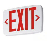 Contractor Select LQM Series 120/277-Volt Integrated LED White and Red Exit Sign