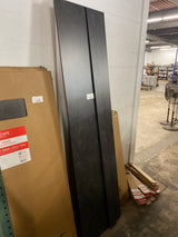 8 ft. L x 25 in. D Engineered Composite Countertop in Black Amani with Satin Finish
