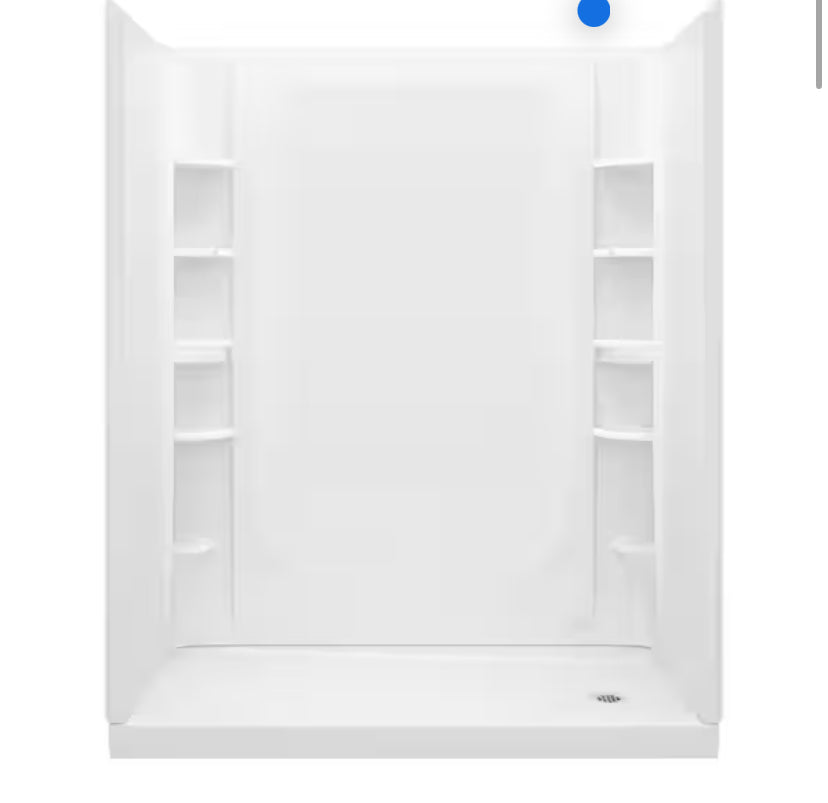 STORE+ 10-Piece Wall Mounted Shower Caddy in White Finish