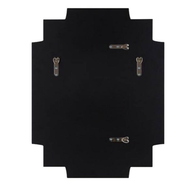 Minuette 24 in. x 18 in. Classic Rectangle Framed Gold Wall Accent Mirror