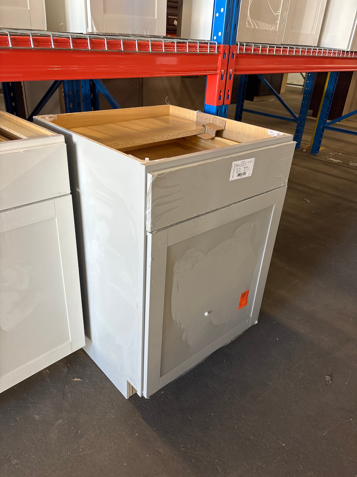 Westfield Dusk Gray Shaker Stock Assembled Base Kitchen Cabinet (24 in. W x 23.75 in. D x 35 in. H)