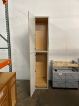 Shaker Assembled 18x96x24 in. Pantry Kitchen Cabinet in Dove Gray