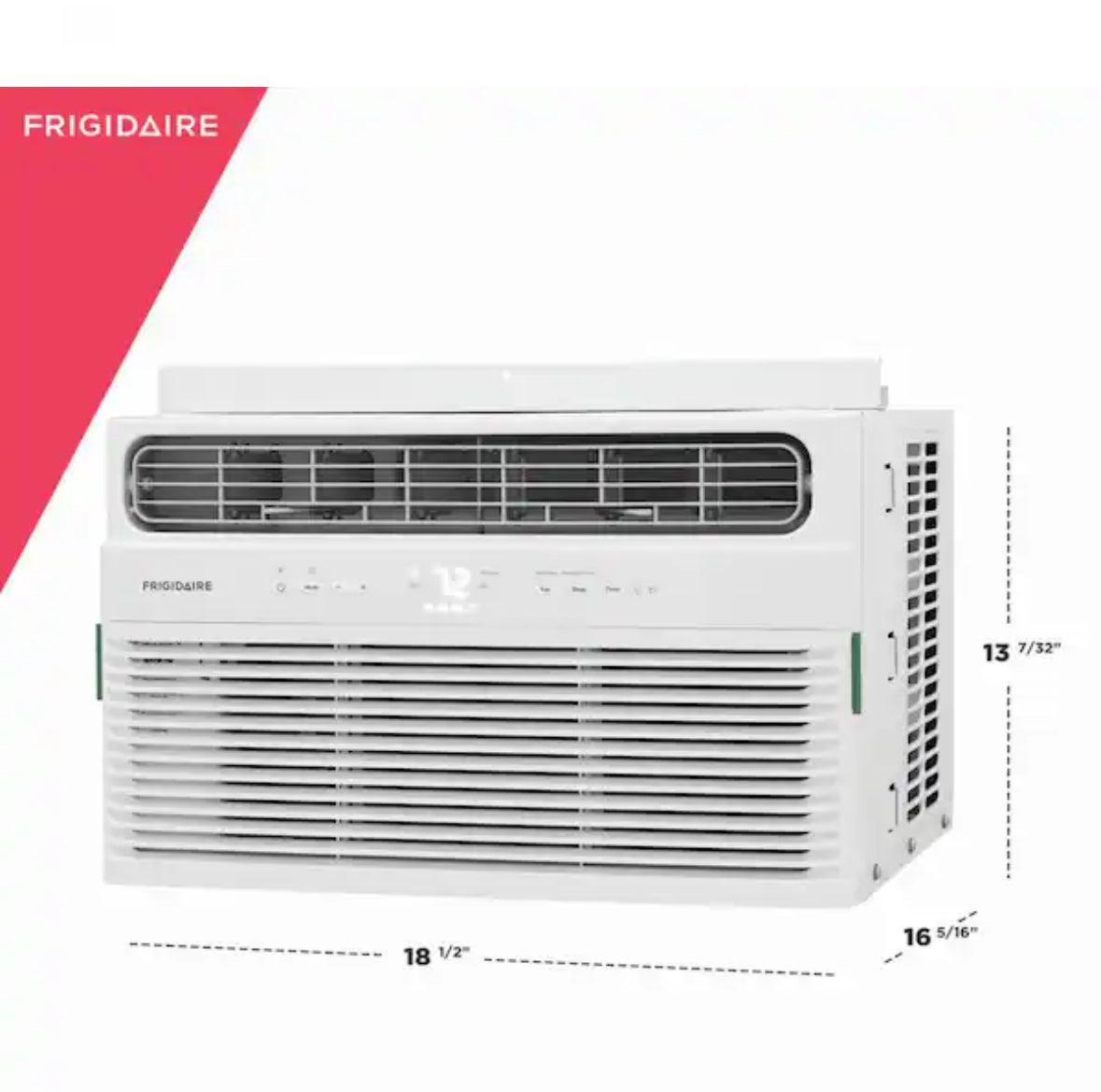 8,000 (DOE) BTU 115 Volts Window Air Conditioner Cools 350 Sq. Ft. with Remote Control in White