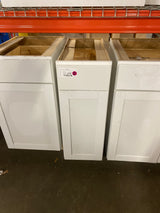 Westfield Feather White Shaker Stock Assembled Base Kitchen Cabinet (12 in. W x 23.75 in. D x 35 in. H)