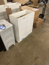 Penlee 25 in. Single Sink White Bath Vanity without Top