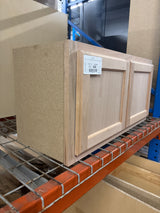 30 in. W x 12 in. D x 15 in. H Assembled Wall Bridge Kitchen Cabinet in Unfinished with Recessed Panel