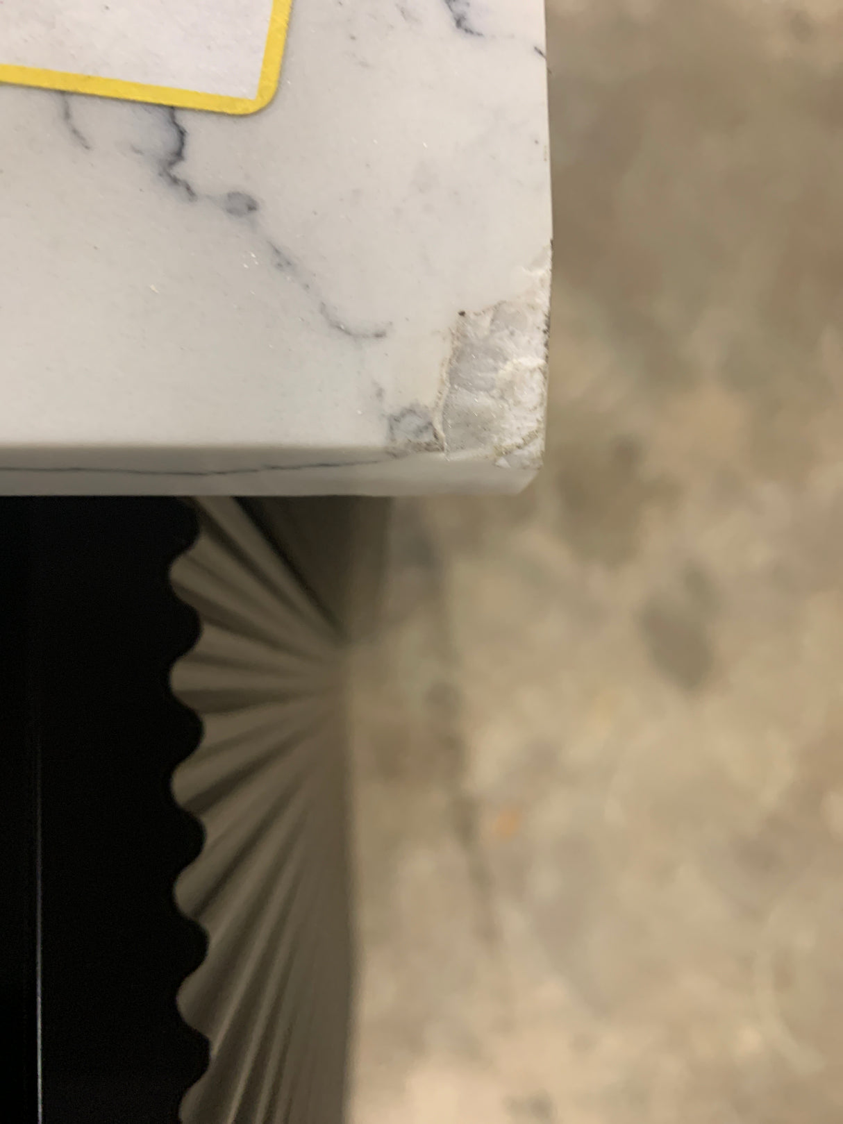 Sylvie 24 in. Single Sink Fluted Black Bath Vanity with Carrara Venato Engineered Stone Top (Assembled)