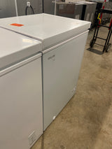 5.0 cu. ft. Manual Defrost Chest Freezer with LED Light in White Garage Ready