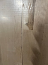 6 ft. L x 39 in. D Unfinished Birch Solid Wood Butcher Block Island Countertop With Eased Edge