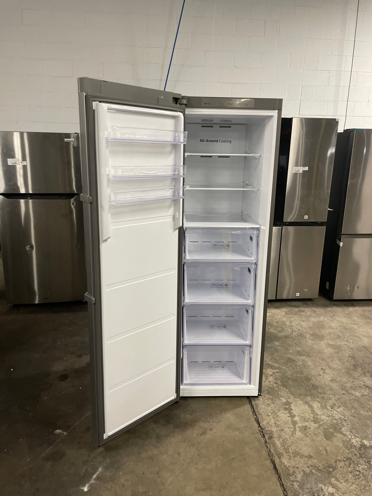 Samsung 11 cu. ft. Frost Free Convertible Upright Freezer in Stainless Steel