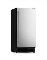15 in. 22 lb. Built-In Ice Maker in Stainless Steel with Reversible Door, Crescent Ice