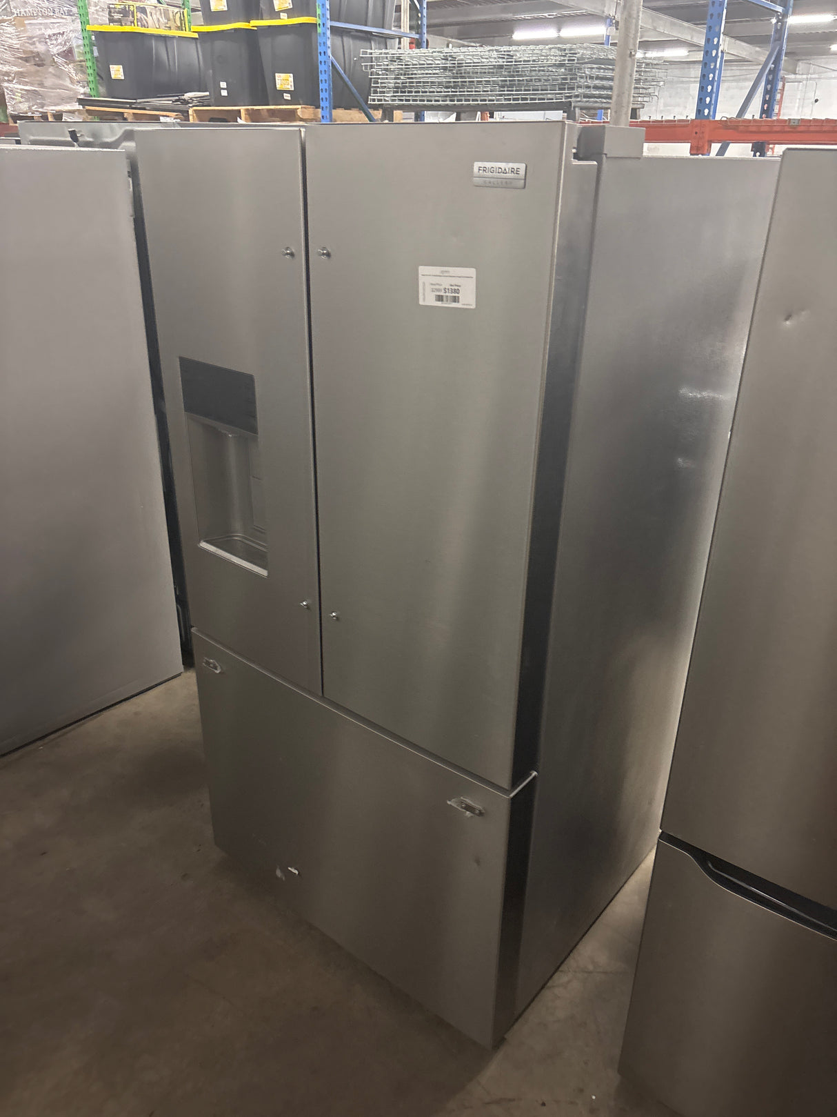 Gallery 36 in. 28 cu. ft. Standard Depth French Door Refrigerator in Smudge-Proof Stainless Steel