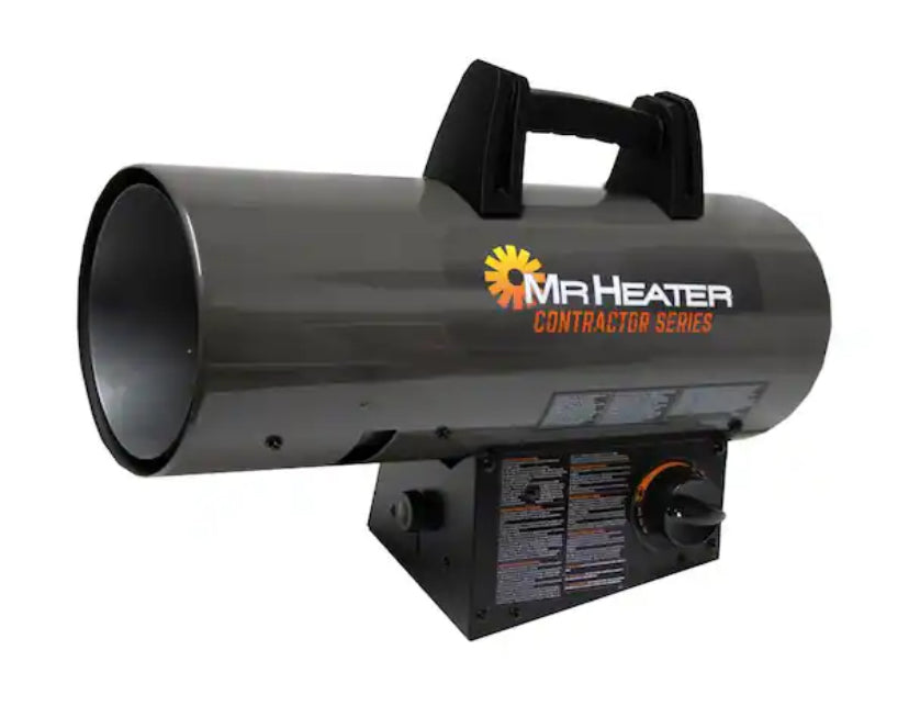 Contractor Series 60,000 BTU Forced Air Propane Indoor/Outdoor Space Heater with 10 ft. Hose and Regulator
