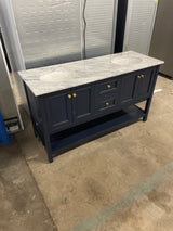 Sterling Vanity 1dw 60x22x34 in Blue