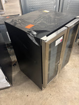 24 in. Dual Zone 18-Wine Bottles and 88-Cans Beverage and Wine Cooler in Stainless Steel with Adjustable Feet, Frostless