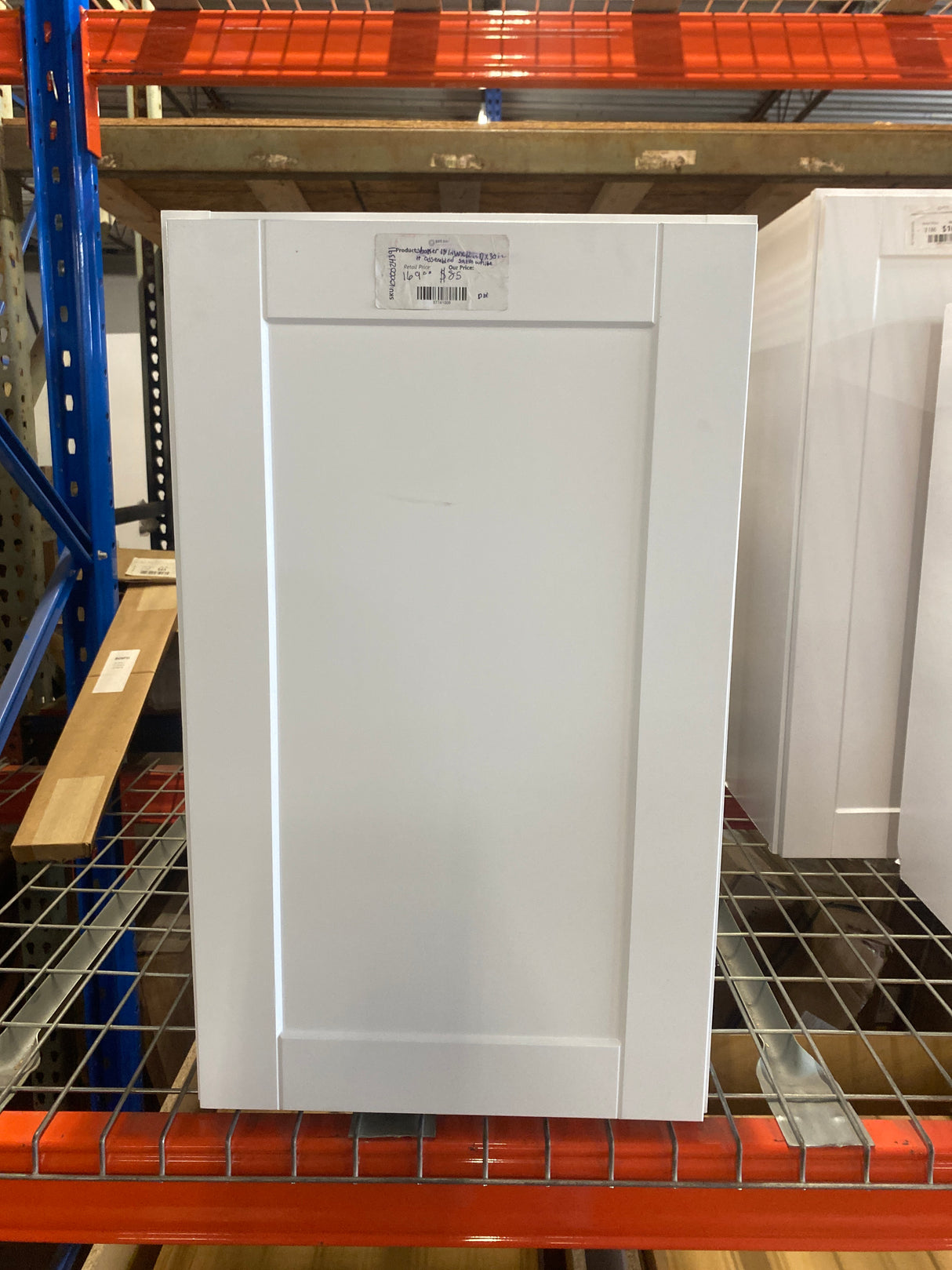 Shaker 18 in. W x 12 in. D x 30 in. H Assembled Wall Kitchen Cabinet in Satin White