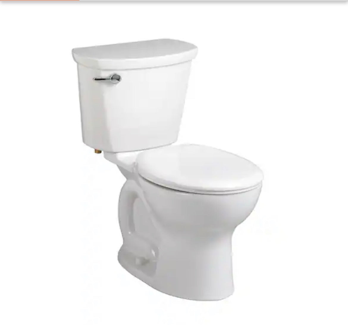 Cadet PRO 2-Piece 1.6 GPF Single Flush Round Toilet with 12 in. Rough-in in White toilet seat