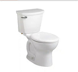 Cadet PRO 2-Piece 1.6 GPF Single Flush Round Toilet with 12 in. Rough-in in White toilet seat