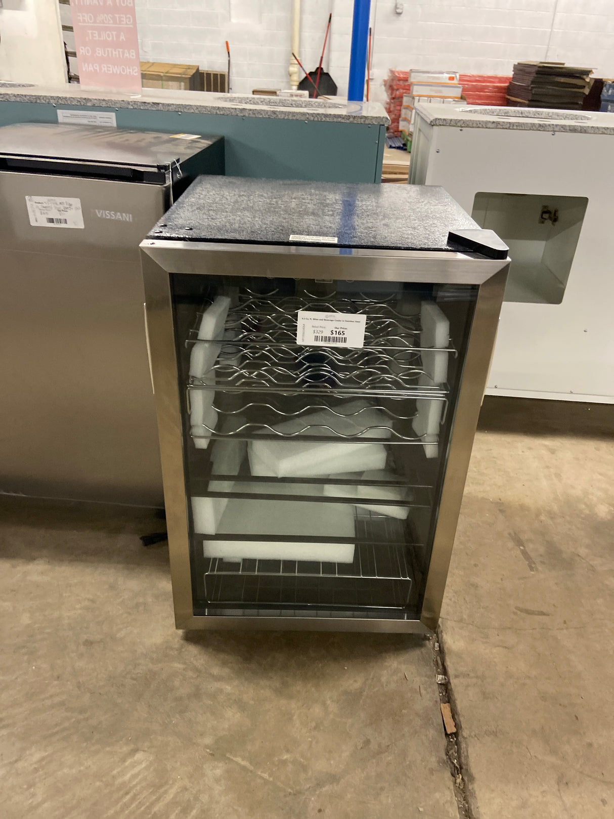 4.3 Cu. ft. Wine and Beverage Cooler in Stainless Steel