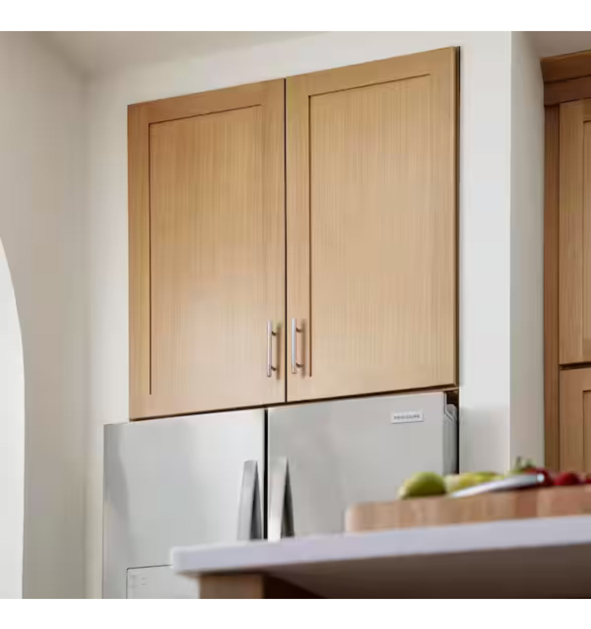 Avondale 36 in. W x 12 in. D x 30 in. H Ready to Assemble Plywood Shaker Wall Kitchen Cabinet in White Oak