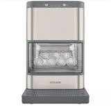 5.12 lbs. Countertop Portable Whiskey Ball Shaped Ice Maker in Stainless Steel