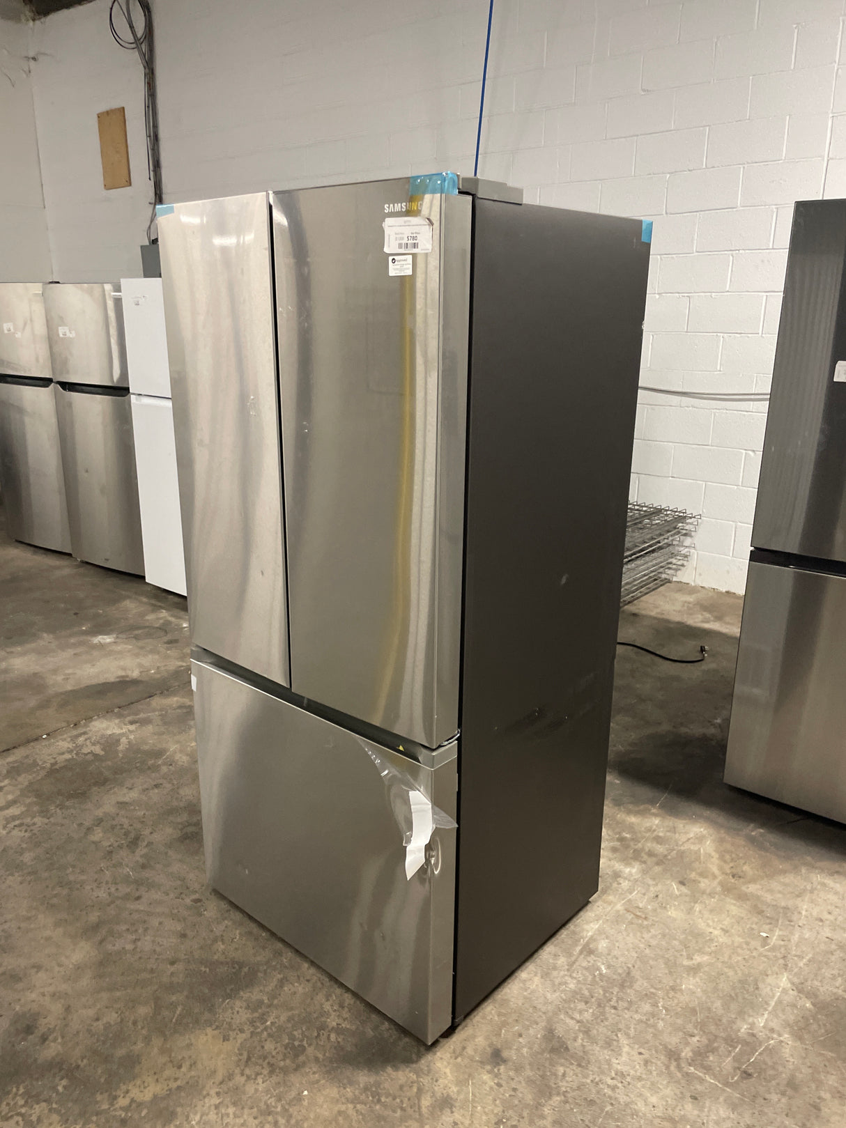 Samsung 17.5 cu. ft. Smart Counter Depth 3-Door French Door Refrigerator