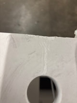 Marcote 36 in. Single Sink Greige Bath Vanity with White Volakas Engineered Marble Top (Assembled)