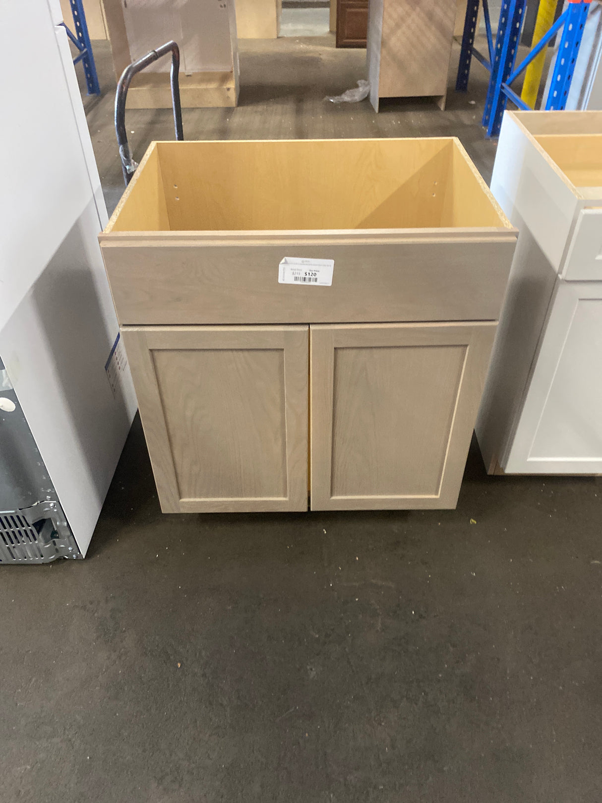 Sinclair 30 in. W x 21 in. D x 34.5 in. H Assembled Bath Sink Base Bathroom Cabinet in Shaker Light Oak