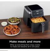 6.5 qt. Grey Air Fryer Pro XL 6 in. 1 with Nonstick Basket and Crisper Plate