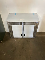 Stainless Steel Commercial Wall Cabinet with Hinged Doors 15 x 24
