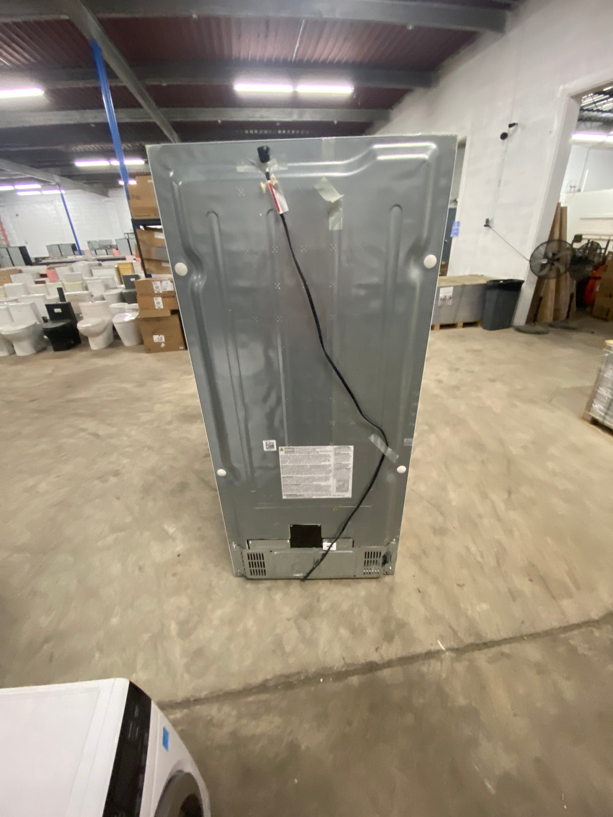 33 in. 20 cu. ft. Garage Ready Freezerless Refrigerator in White with Temperature Alarm and Auto-Close Door, ENERGY STAR