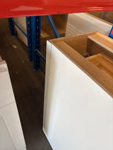 Westfield Feather White Shaker Stock Assembled Base Kitchen Cabinet (12 in. W x 23.75 in. D x 35 in. H)
