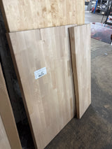3 ft. L x 36 in. D Unfinished Birch Solid Wood Butcher Block Island Countertop With Eased Edge