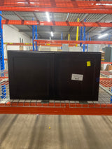 Shaker 33 in. W x 24 in. D x 18 in. H Assembled Deep Wall Bridge Cabinet in Java