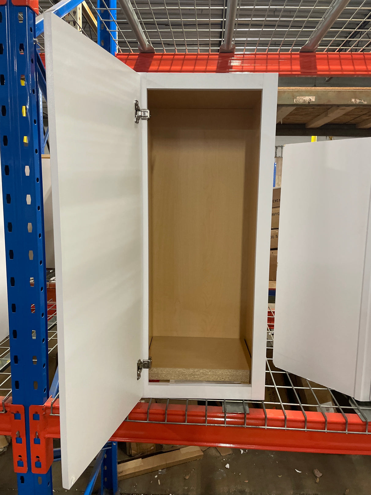 Shaker Satin White Stock Assembled Wall Kitchen Cabinet (18 in. x 36 in. x 12 in.)