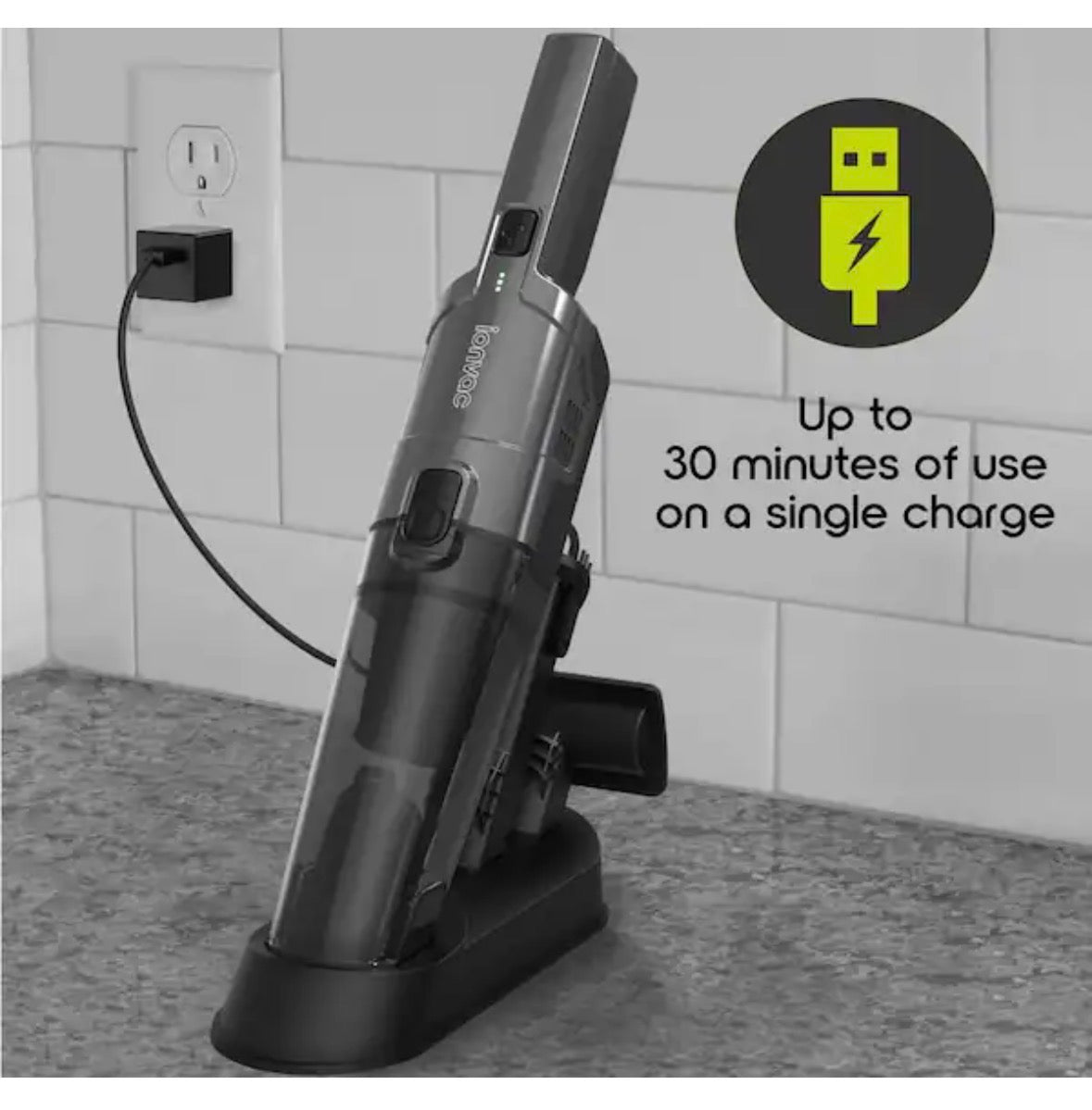 ionvac PowerMax 5V Cordless Handheld Vacuum Cleaner