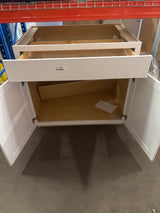 Westfield Feather White Shaker Stock Assembled Base Kitchen Cabinet (36 in. W x 23.75 in. D x 35 in. H)