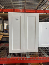 Shaker 27 in. W x 12 in. D x 36 in. H Assembled Wall Kitchen Cabinet in Satin White