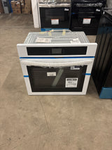30 in. Single Electric Wall Oven with Convection in White