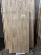 4 ft. L x 25 in. D Unfinished Hevea Solid Wood Butcher Block Countertop With Square Edge