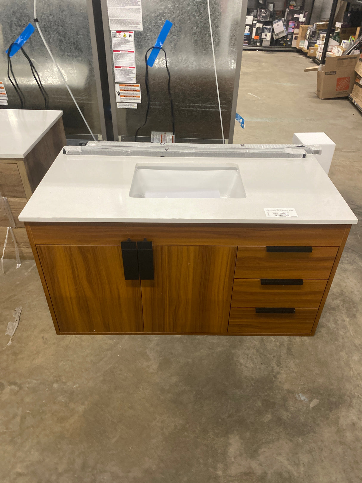 Regal Vanity 2dr 3dw 42"x22"x33.5" in Teak