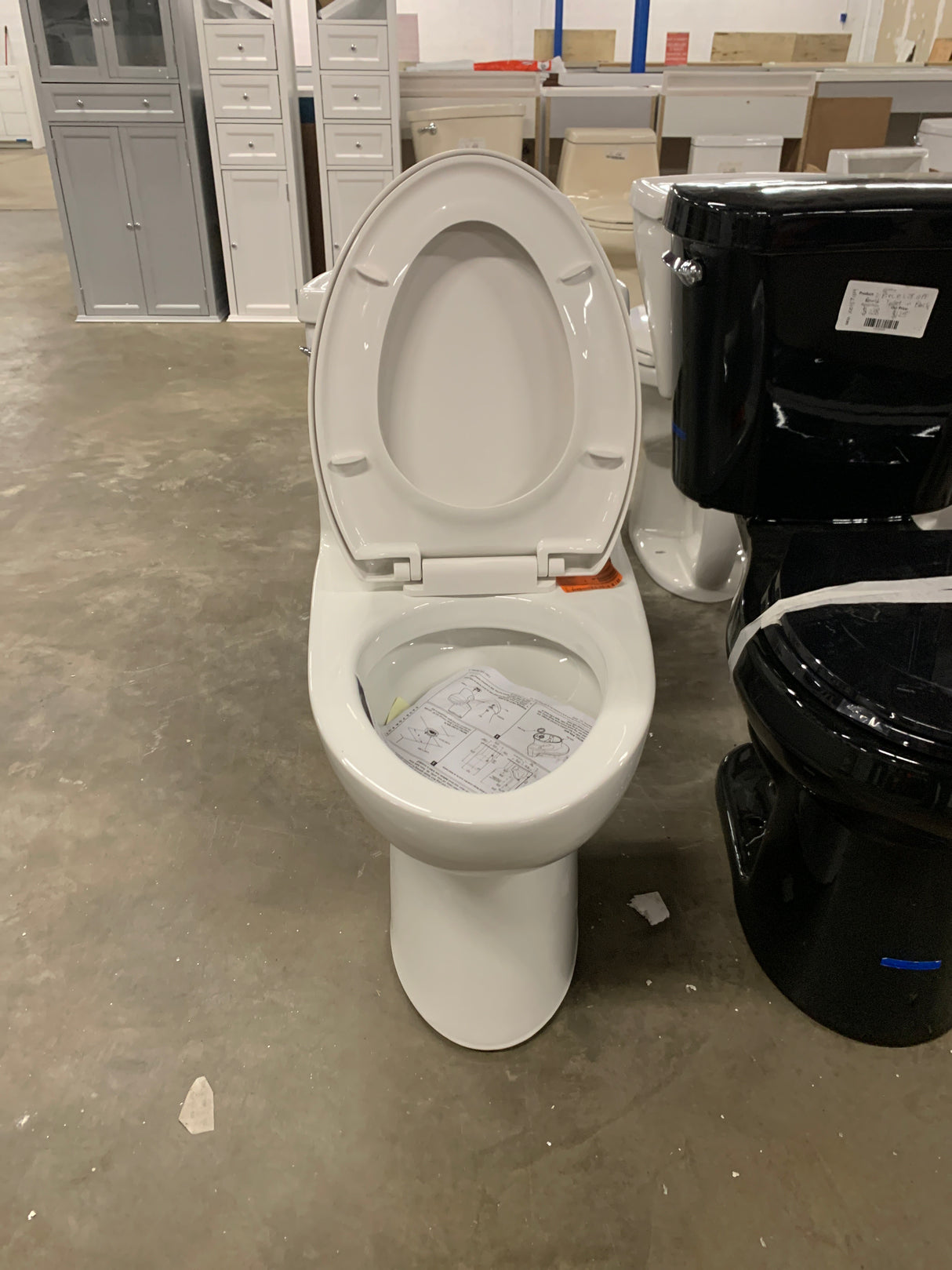 Compact Cadet 3-FloWise Tall Height 1-Piece 1.28 GPF Single Flush Elongated Toilet in White, Seat Included