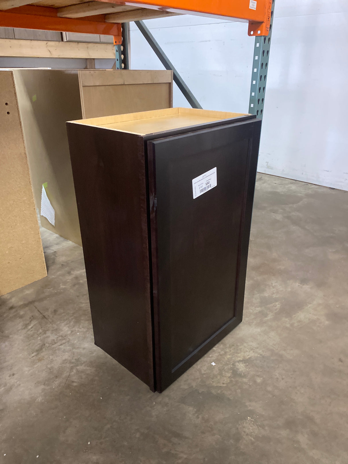 Shaker Assembled 18x30x12 in. Wall Kitchen Cabinet in Java